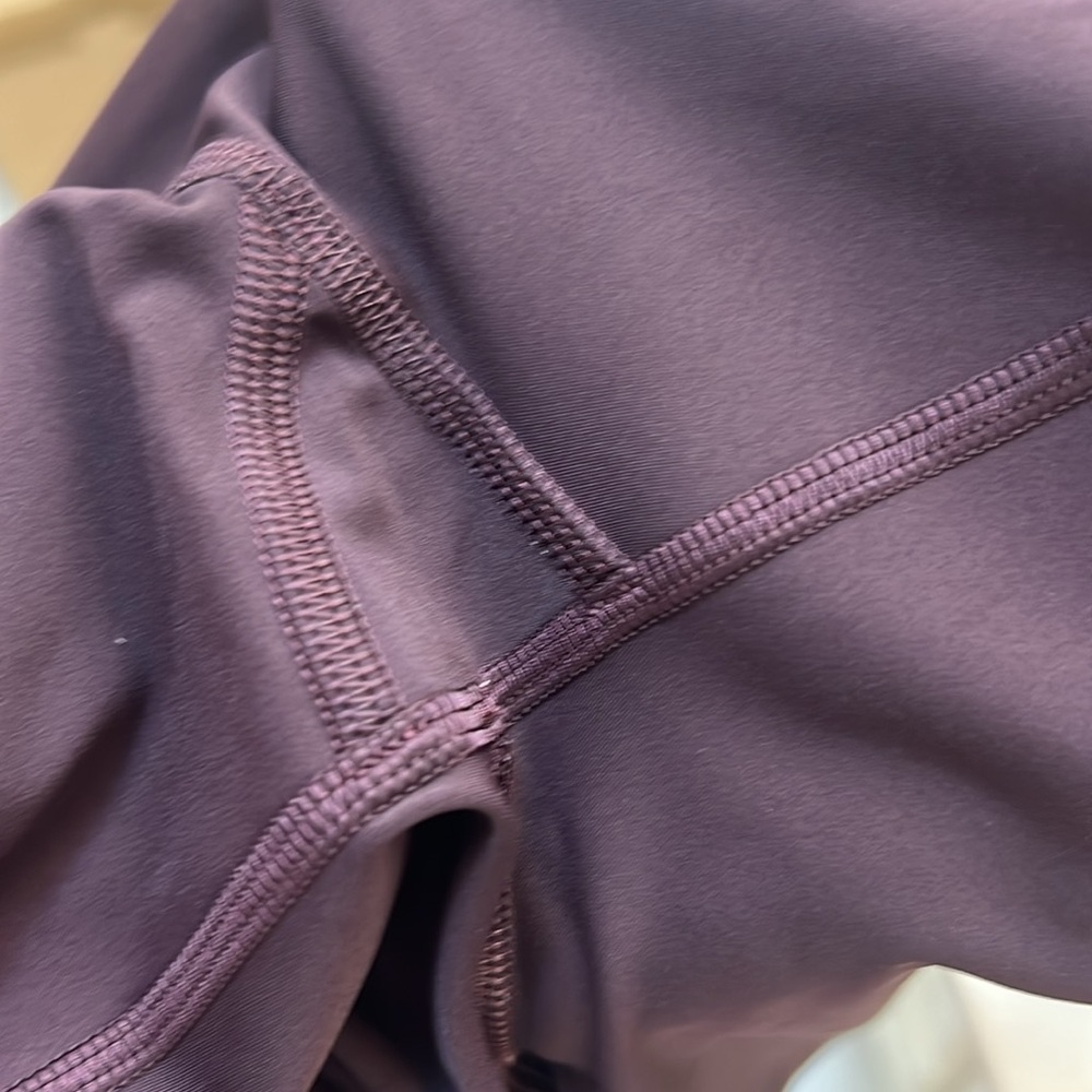 #28 Lululemon Fast Free Crop ll Nulux 19" 
Sz 8, Dark Adobe, Reflective Run Gym - Picture 14 of 14